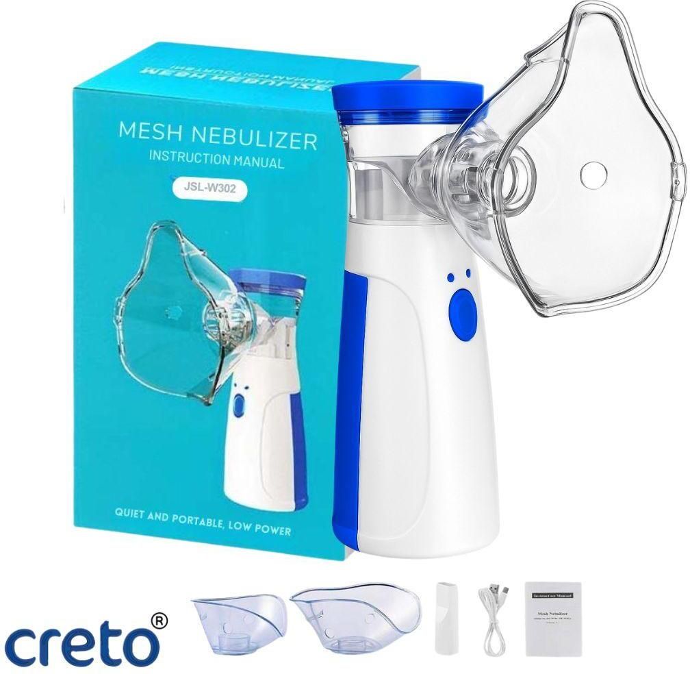 CRETO JSLW302 Portable Mesh Nebulizer Machine for Adults/Kids Nebulizer-picture-19