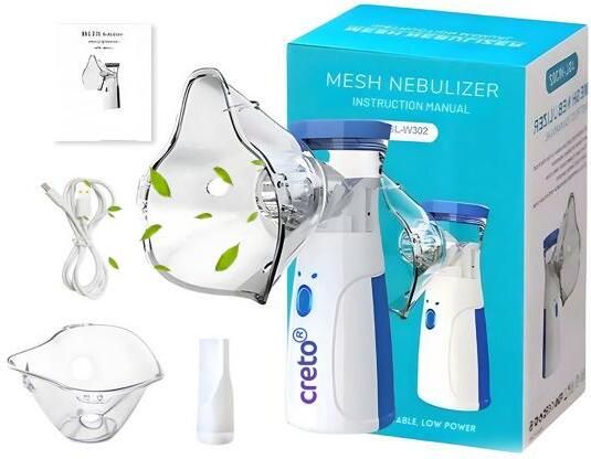 CRETO USB Rechargeable Mesh Nebulizer for Adults Children and Seniors Nebulizer-image-15