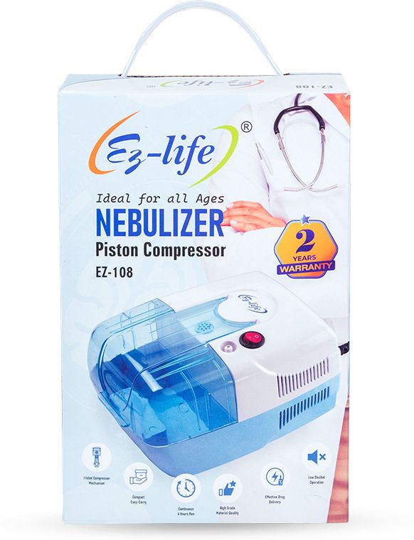 Ez-life Piston Compressor Nebulizer Machine for Adults & Kids EZ-108 Nebulizer-image-41