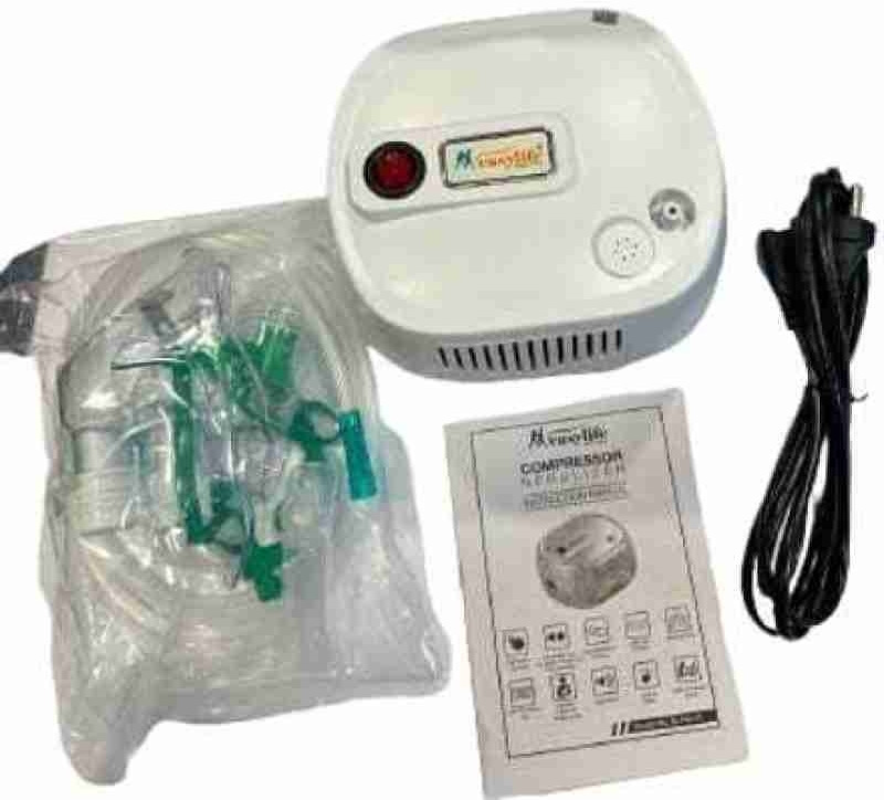 PREQURE Compact Compressor nebulizer with warranty including 2 set of mask Nebulizer image 1