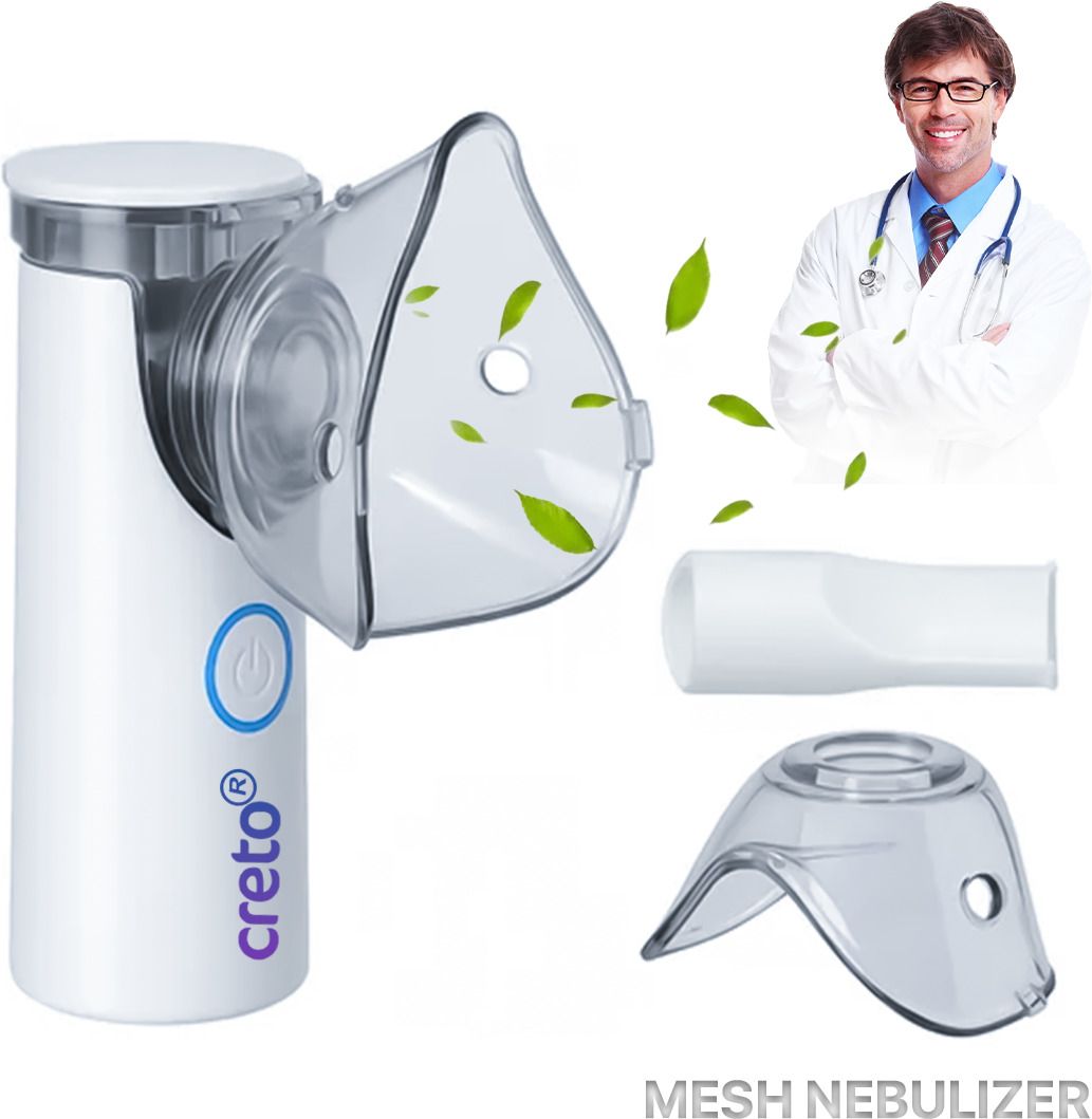 CRETO SY308 Portable Nebulizer White with Silent Performance for Daily Use Nebulizer-image-45