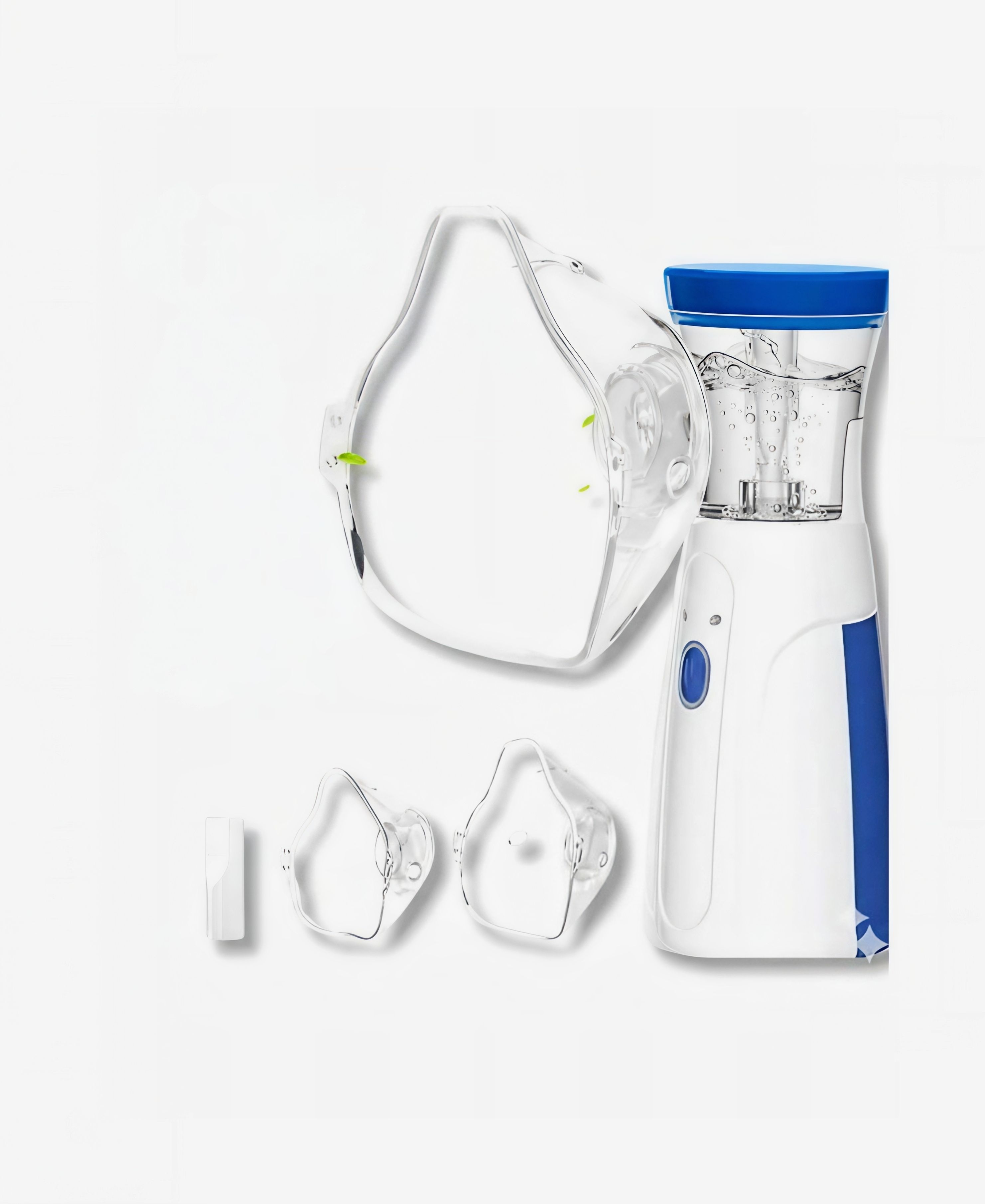 Aman Med Portable Mesh Nebulizer for Adults & Kids | Silent Mist Inhaler Nebulizer