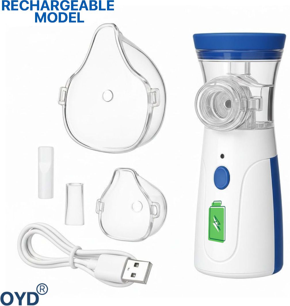OYD Silent Portable Nebulizer with Rechargeable Lithium Battery Support Nebulizer-image-2
