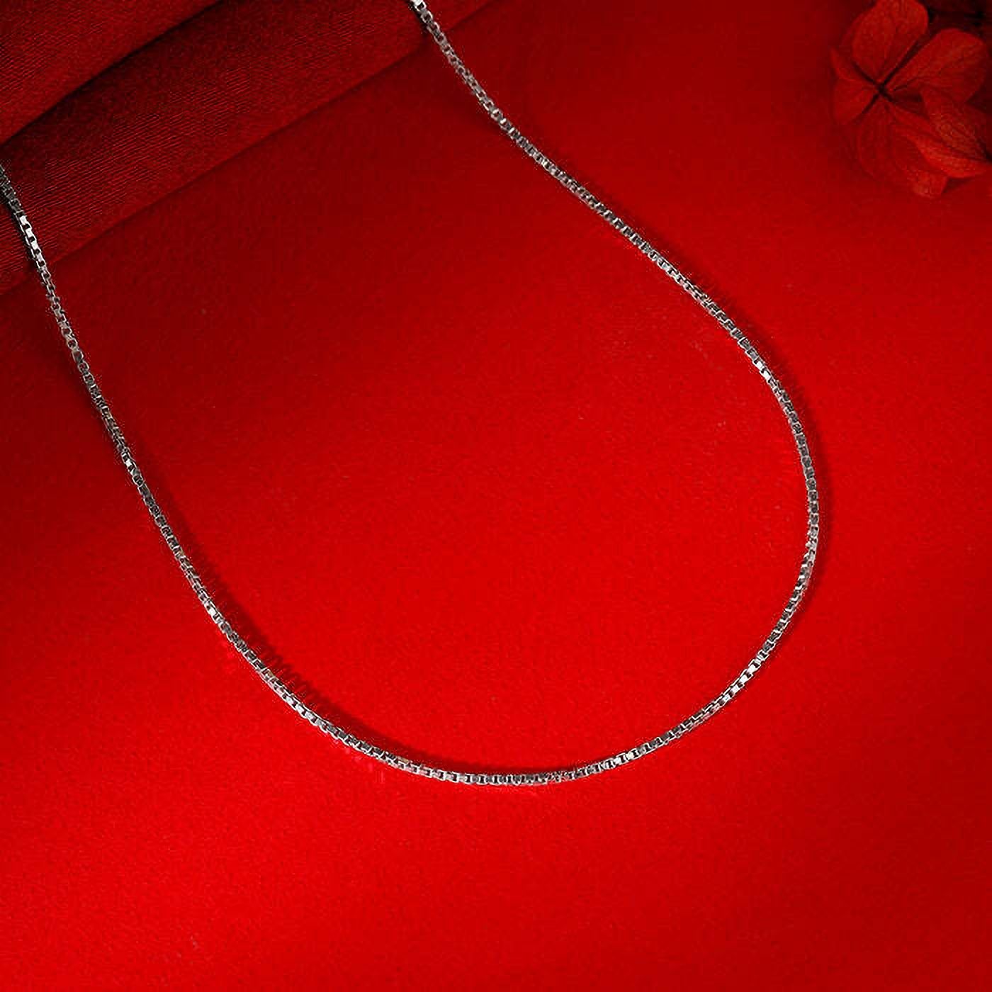 giva 925 Silver Soft Starlit Chain for Mens Rhodium Plated Sterling Silver Chain-picture-15