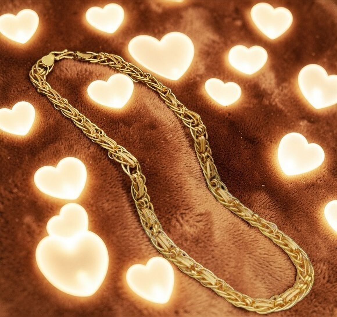 nadagapa 1 gram Stylish Heavy Golden Neck Men Chain “20” Inches Gold-plated Chain Gold-plated Plated Copper Chain-picture-25