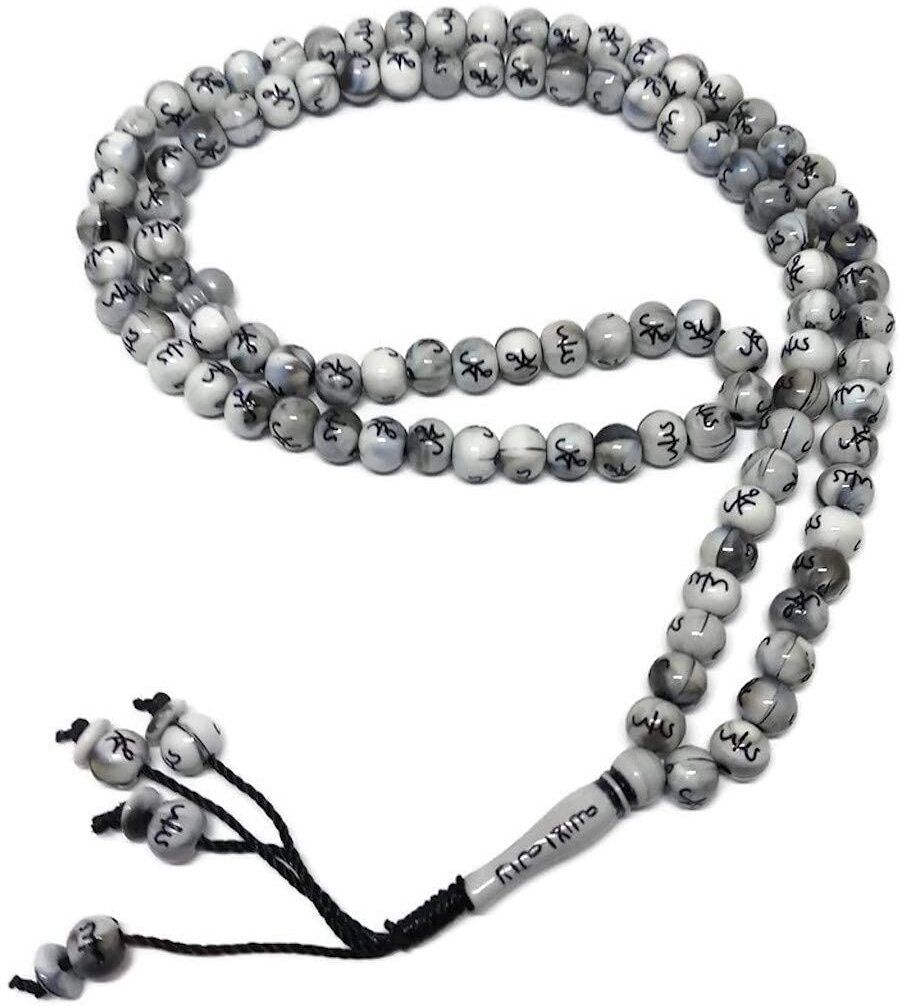 Face Me Tasbih Prayer 100 Beads Allah & Muhammad Engraved Islamic Analog Tally Counter-picture-24