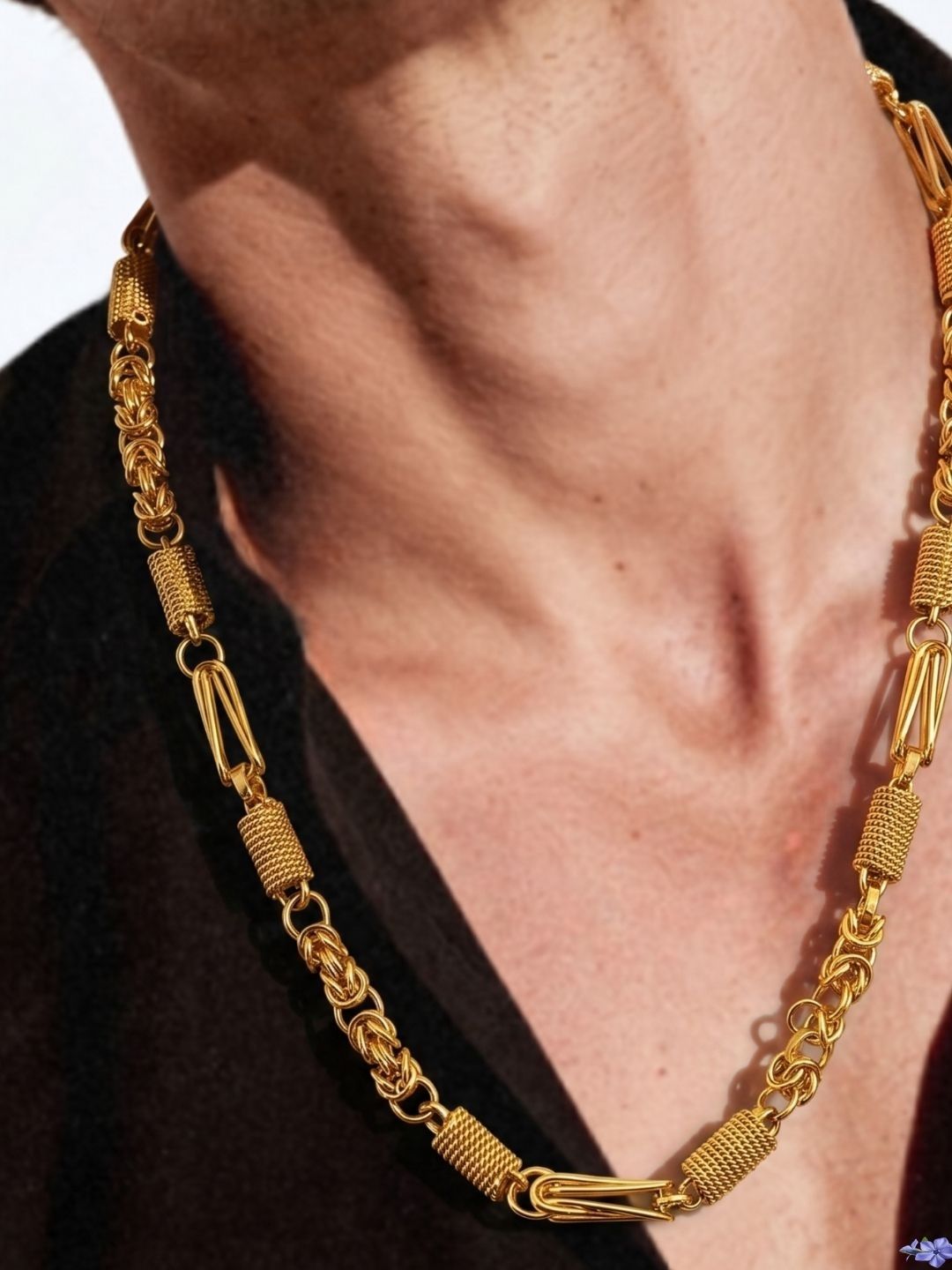 dond lifestyle 1 gm gold chain for men Gold-plated Plated Brass Chain-picture-38