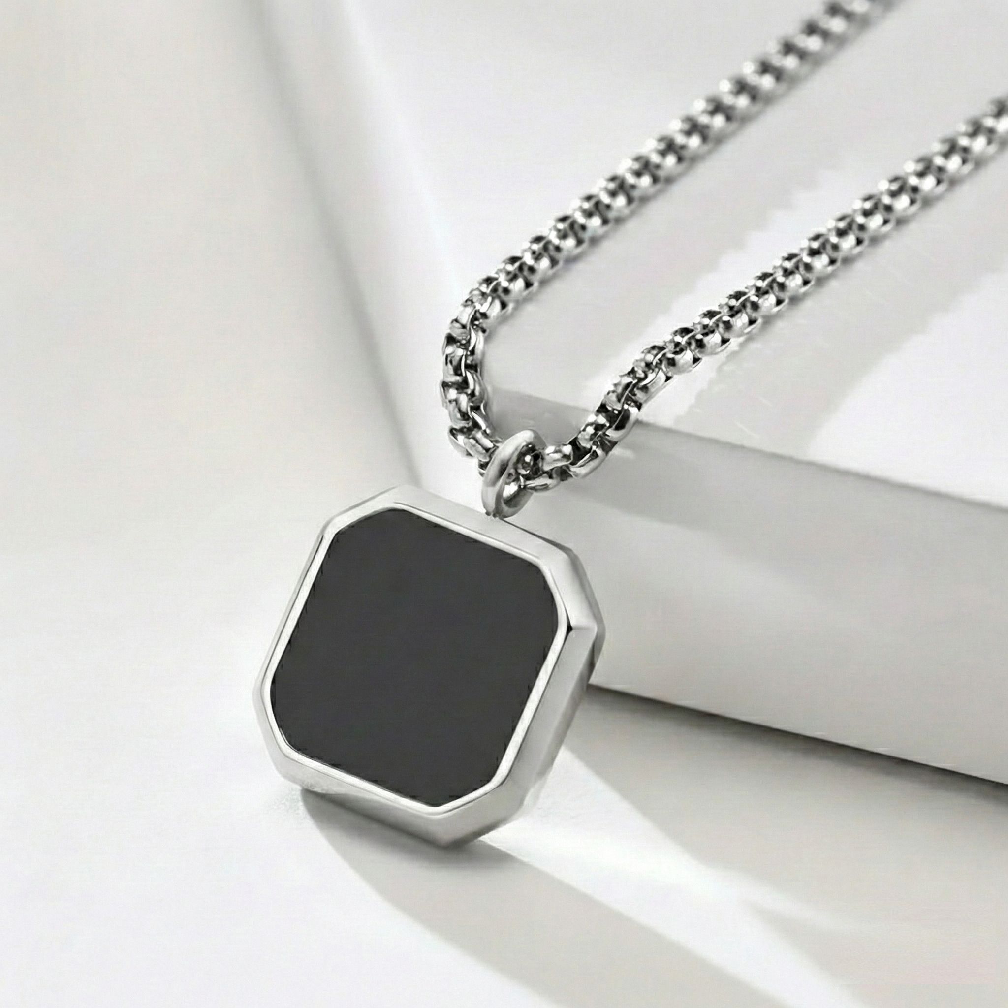 JYOTSHIKA Silver square Silver Chain-image-18