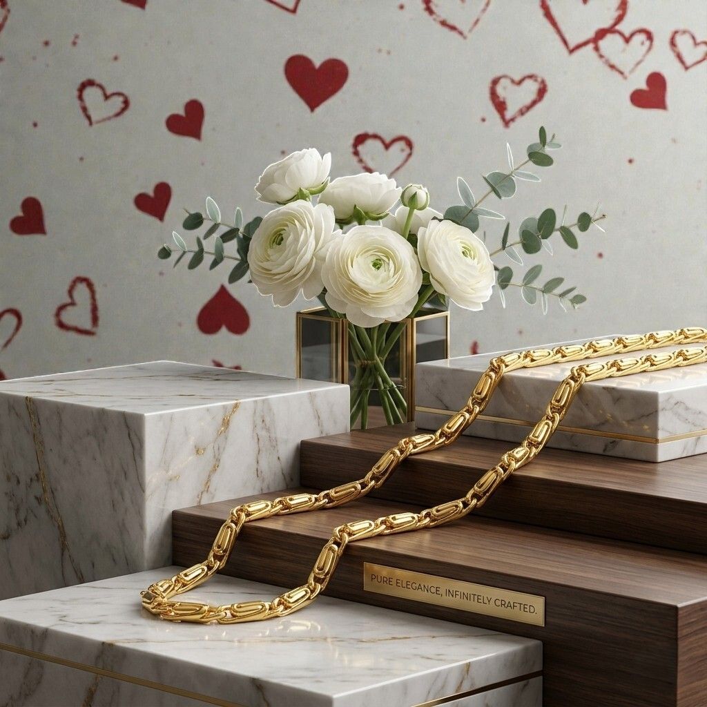 rutiprasa 1 gram Stylish Heavy Golden Neck Men Chain “22” Inches Gold-plated Chain Gold-plated Plated Copper Chain-picture-10