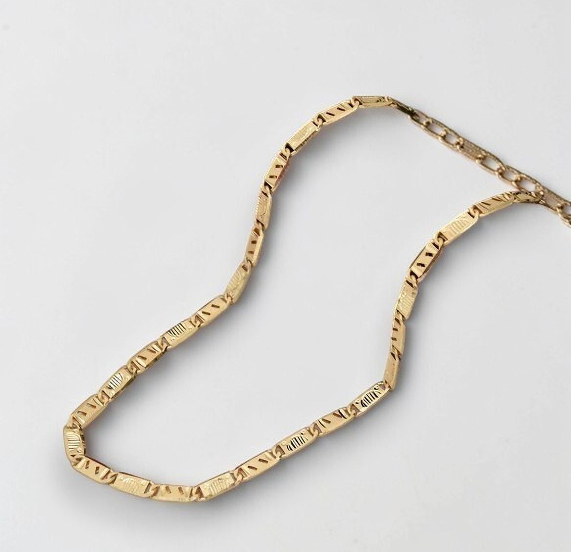 nadagapa 1 gram Stylish Heavy Golden Neck Men Chain “20” Inches Gold-plated Chain Gold-plated Plated Copper Chain-picture-11