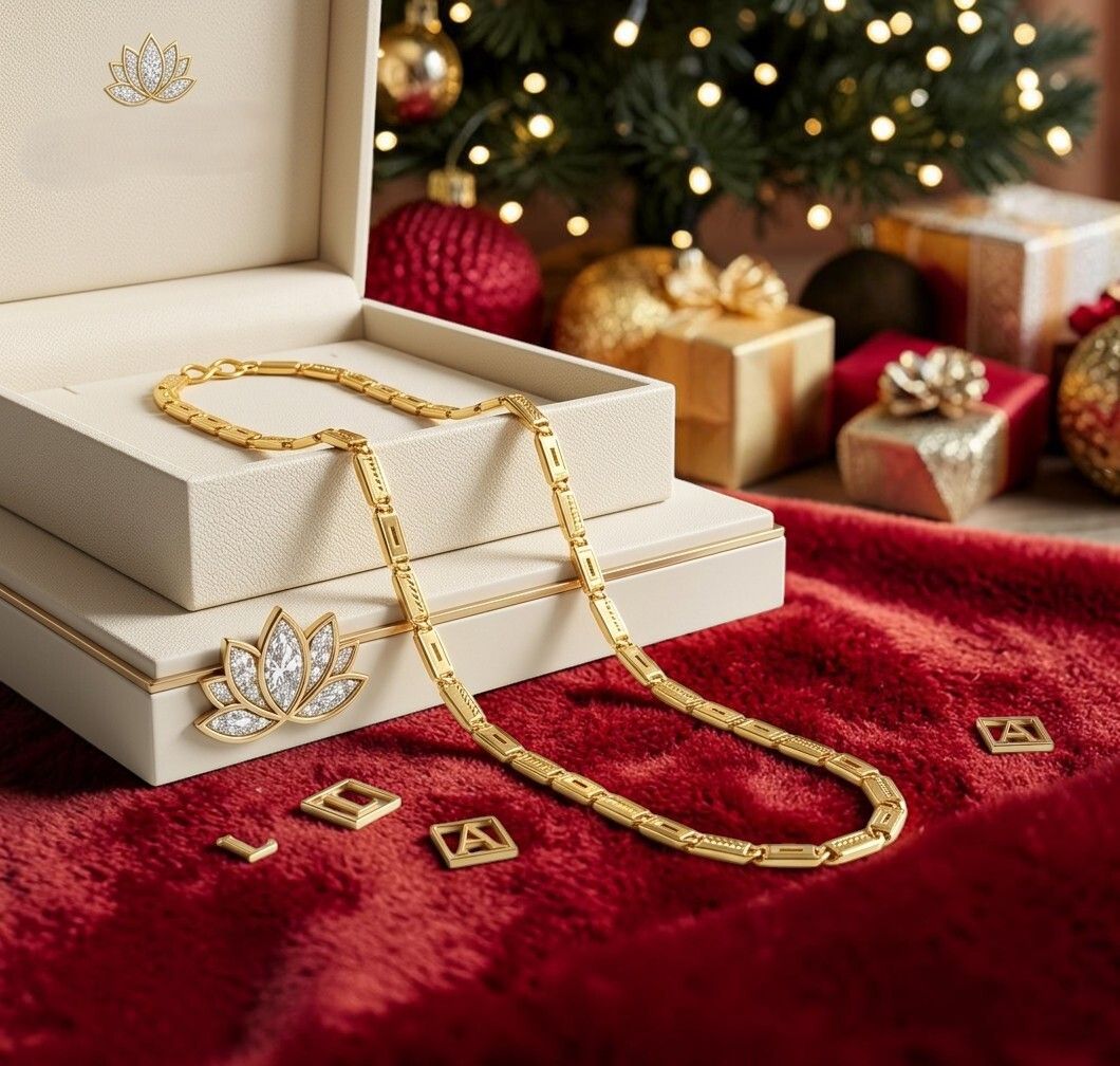 rutiprasa 1 gram Stylish Heavy Golden Neck Men Chain “20” Inches Gold-plated Chain Gold-plated Plated Copper Chain-picture-22