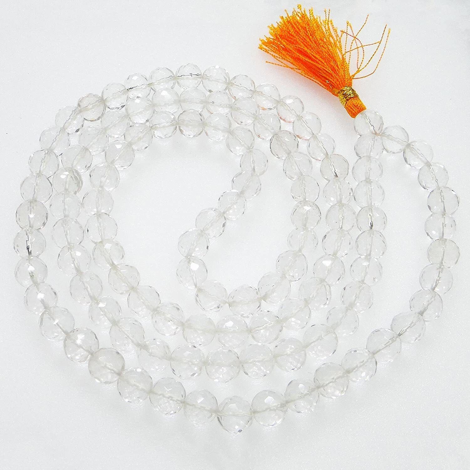 SPHATIK MALA FOR POOJA AND JAAP FOR UNISEX Crystal Chain-image-10