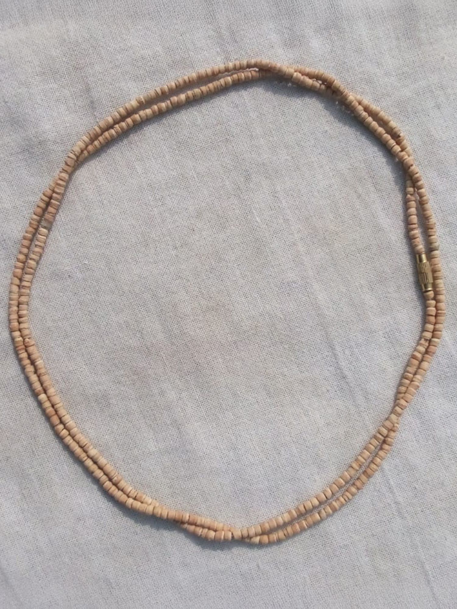 Tusli Mala,2round Tulsi Kanthi Mala, Original Tulsi Mala, Tulsi Beeds Mala Wood Chain