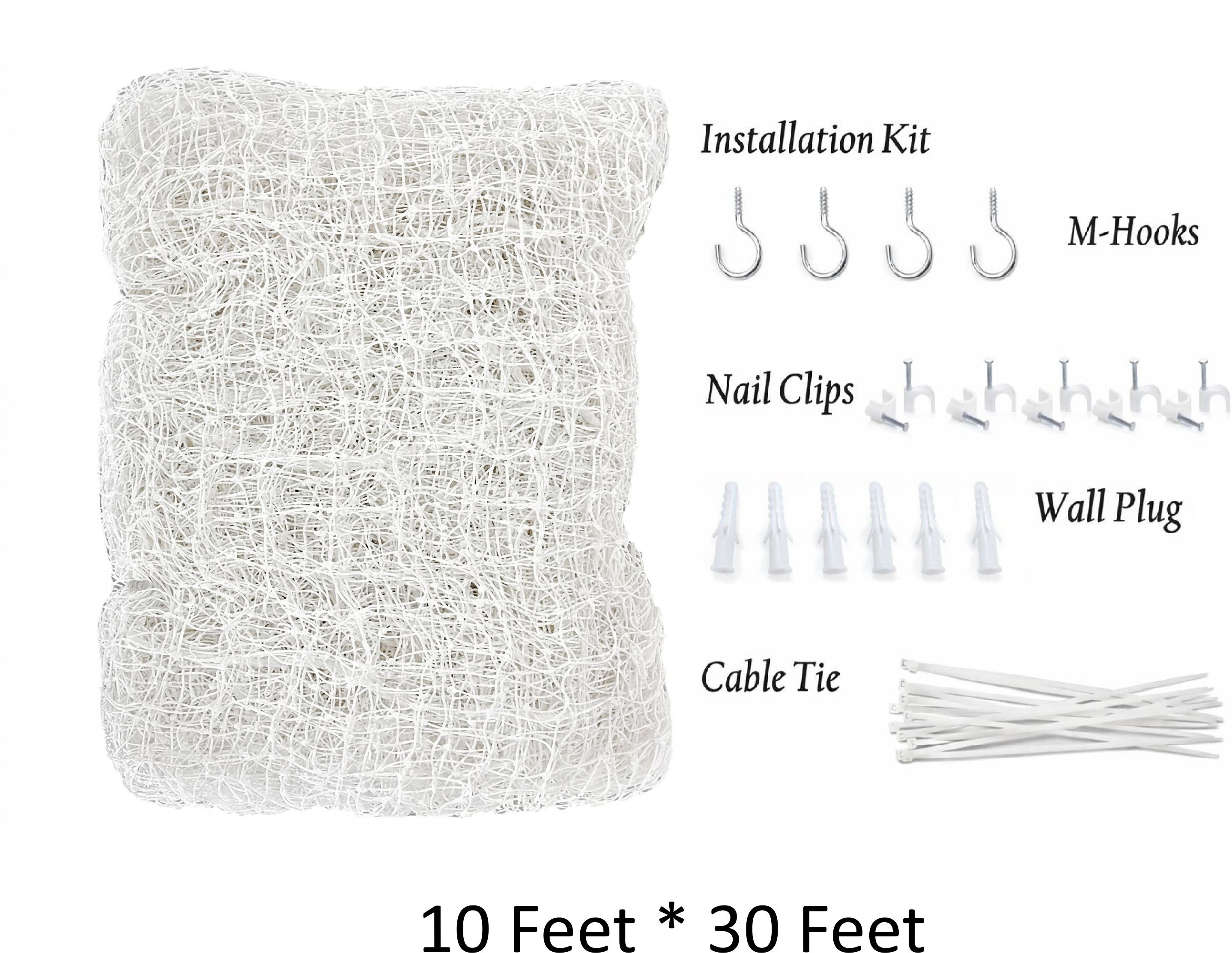 stringknot enterprises Safety net for Balcony & Window (10ft x 30ft) | Garden bird protection Volleyball Net-picture-11