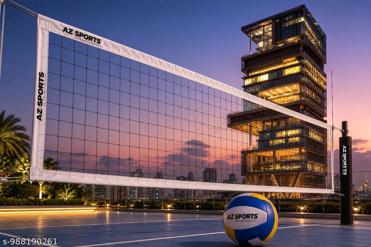 AZ Champion Volleyball Net Water Polo Net-image-27