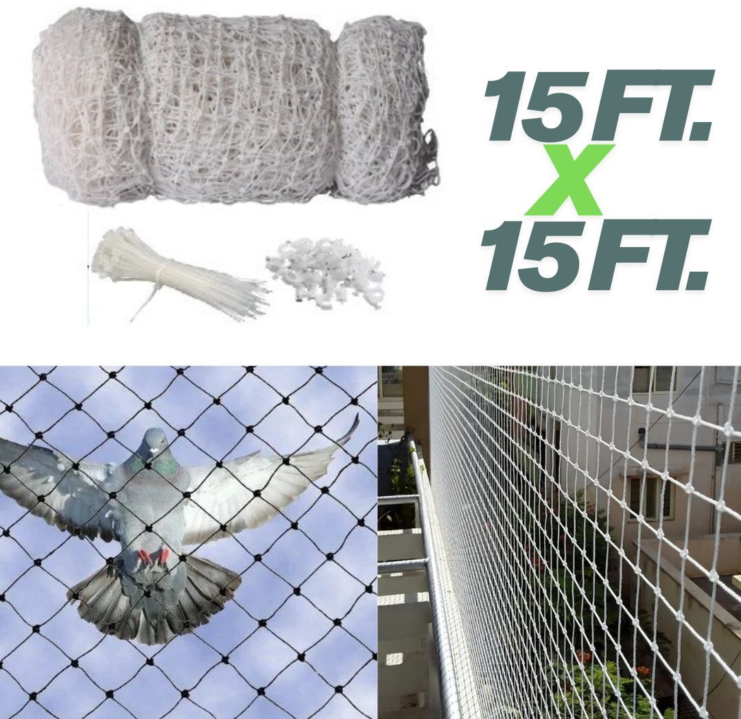 Bird Safety Net 15Ft X 15Ft, Pigeon Net Camping Net-image-44