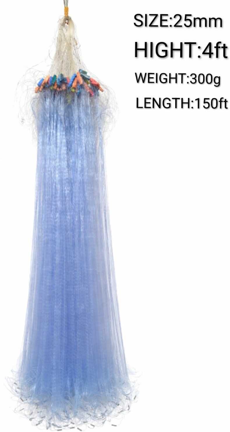 25 MM Half Finger Fishing Net langht300ft hight4ft Water Polo Net