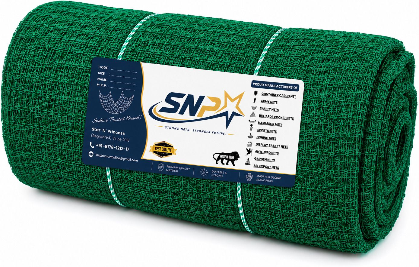 Cricket Practice Net 10x10 ft 1MM Nylon 25MM Mesh Cricket Net-image-2