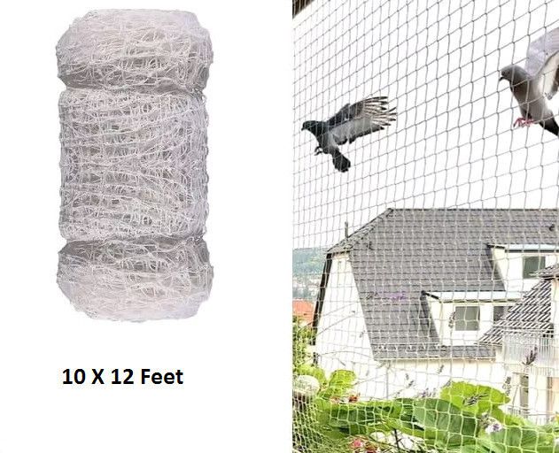 Anti Bird Net for Balcony | Kabutar Jali Pigeon Net for Balcony, 10X12 feet Camping Net