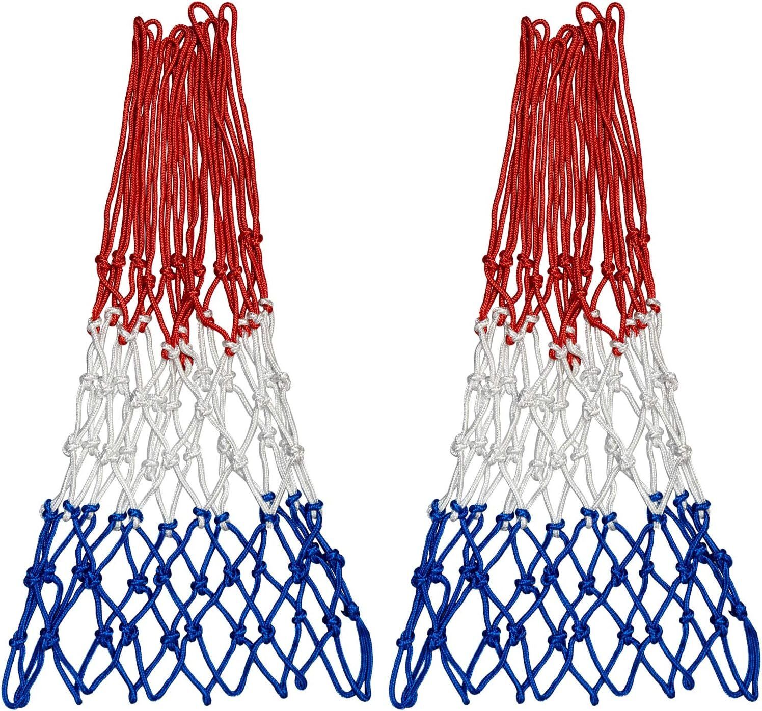 Professional Basketball Nets Heavy Duty Outdoor, 12 Loops, Multi Colour Basketball Net