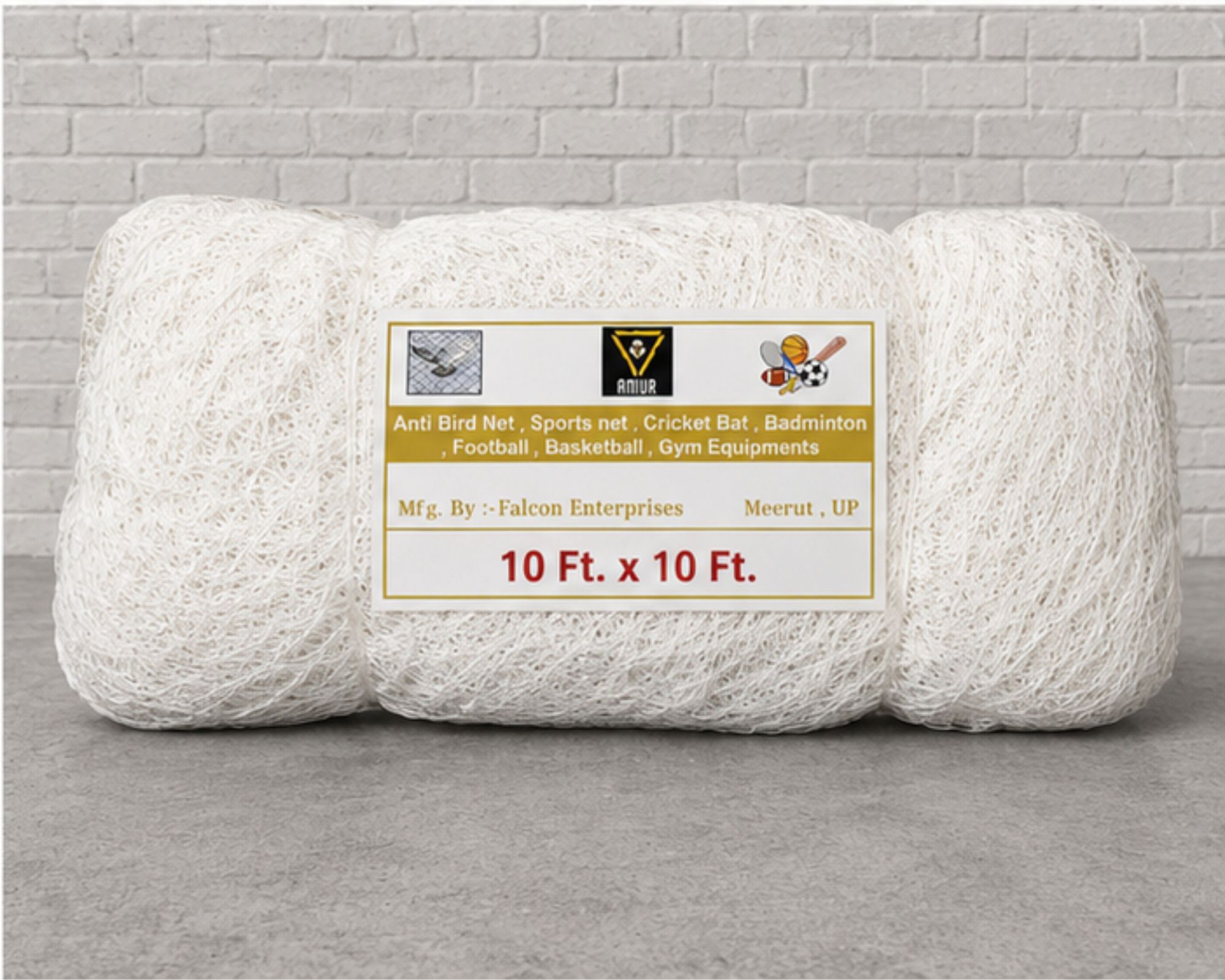 falcon 10 x 10 Feet Strong Knotted Mesh Net Camping Net-picture-14