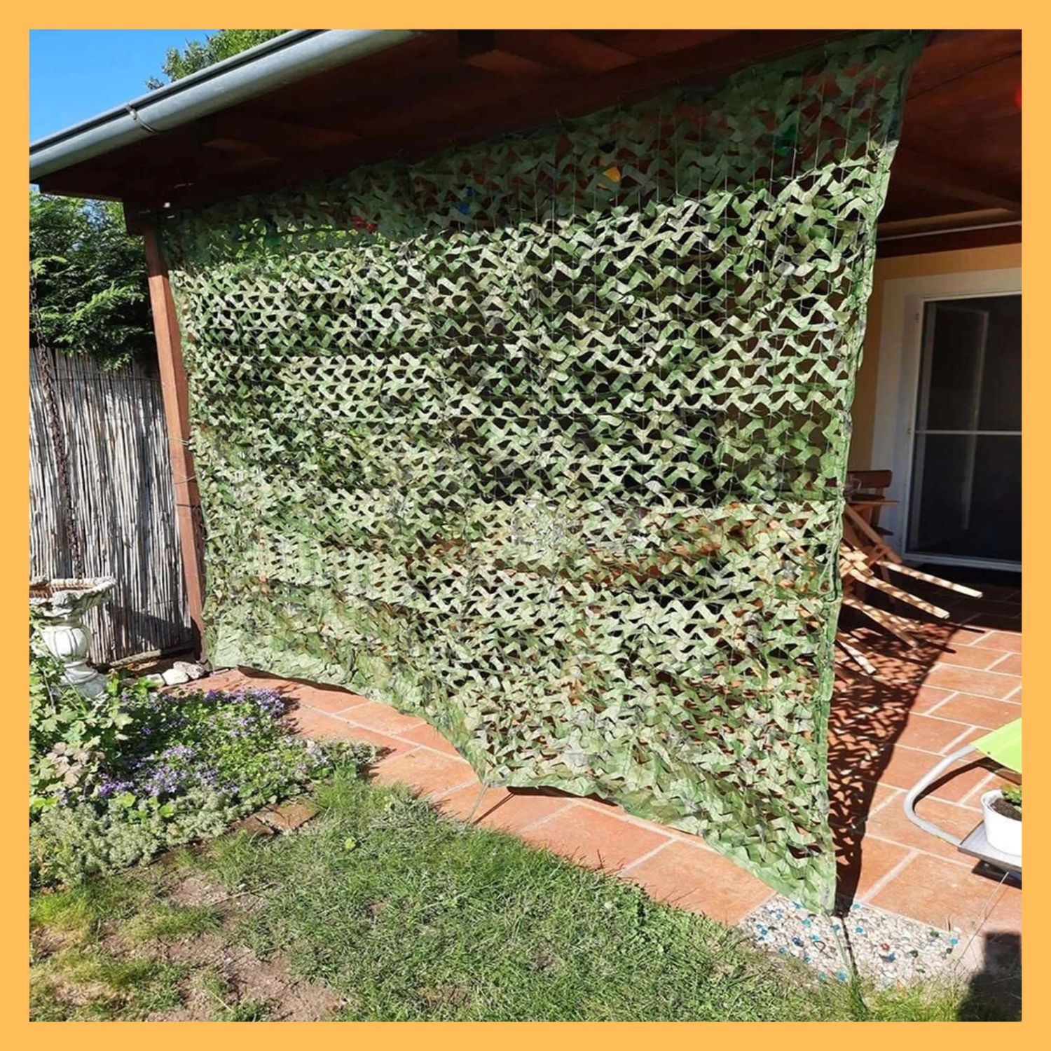 Outdoor Camouflage Shade Net | UV Protection Privacy Screen 10*10ft Camping Net-image-16