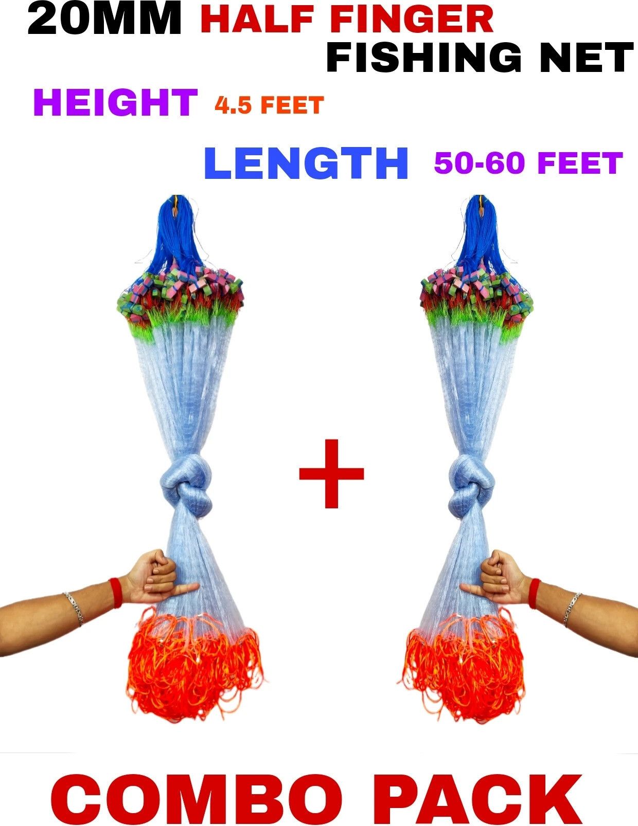 mondal store 20MM SISHA JAL COMBO PACK Fishing Net-picture-11