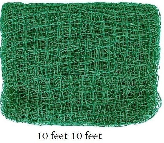 Anti Bird Net /10 Ft. x 10 Ft. ( 100 SQFt) HDPE Nylon Net (Green) Camping Net-image-25