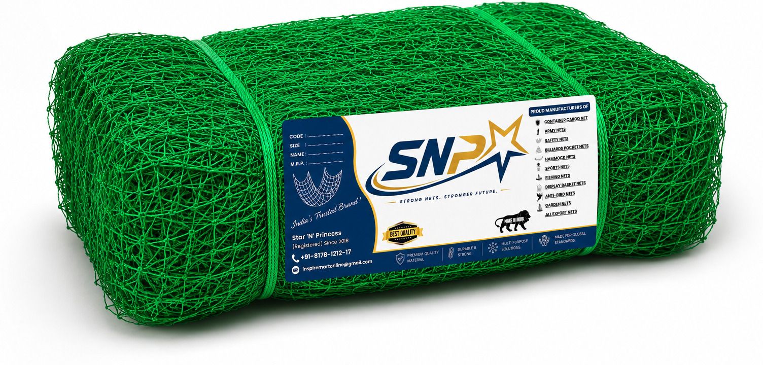 Cricket Boundary Net 10x10 ft 1 MM Nylon 25 MM Mesh Cricket Net-image-4