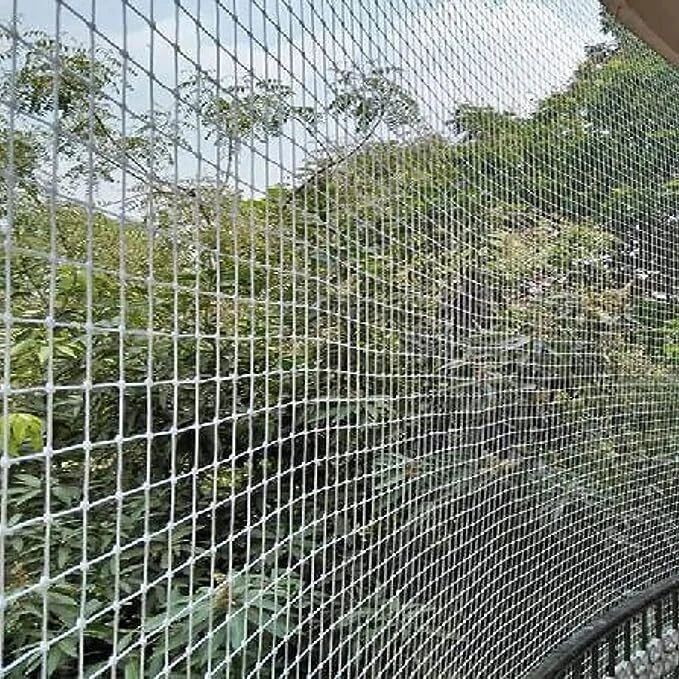 AntiBird Net / Net 10 Ft. x 6 Ft.(60 SQ.Ft.)Nylon Net For Balcony/ Badminton Net-image-1