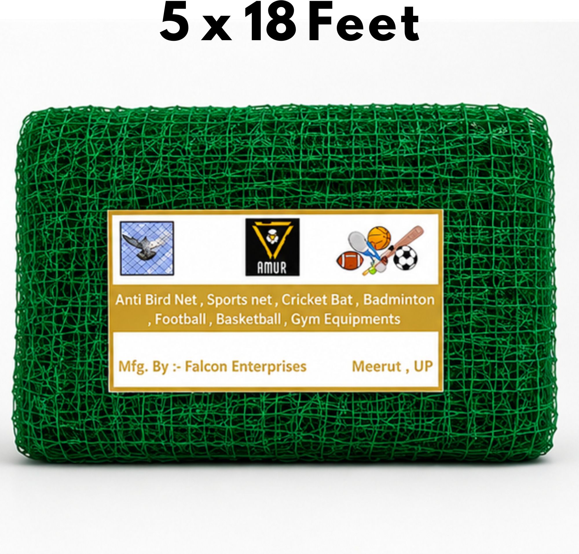 falcon 5 x 18 Ft Strong Knotted Mesh Net Camping Net-picture-19