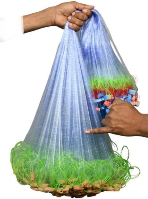 ahmedfishnet Half Finger 18MM GILNET MUD Sinker,HIGHT3FT Fishing Net-picture-25