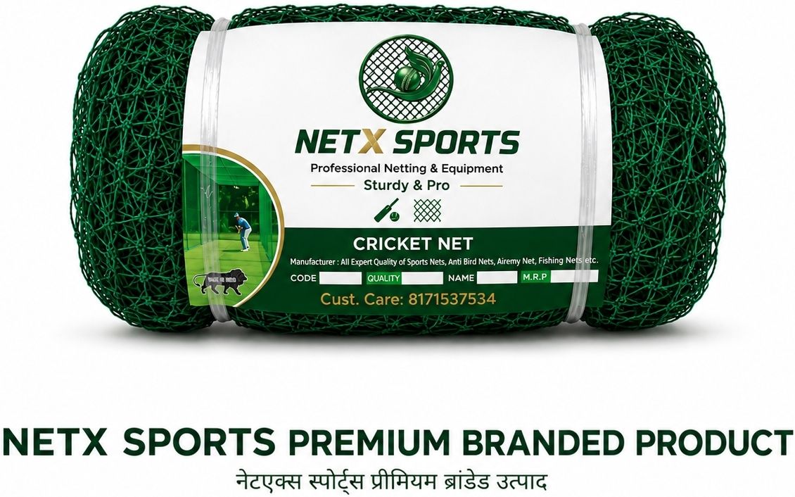 netx sports NetX Pro Series 10x10 Ft Heavy Duty Cricket Practice Net Cricket Net-picture-28