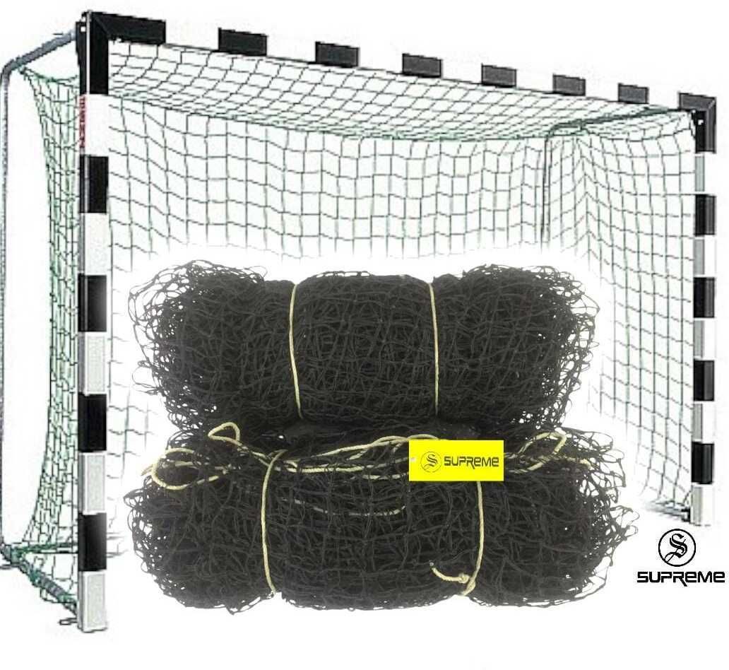 Handball Net-02 (Black) All Double Heavy Machine Made (Pack Of 1 Pair) Handball Net