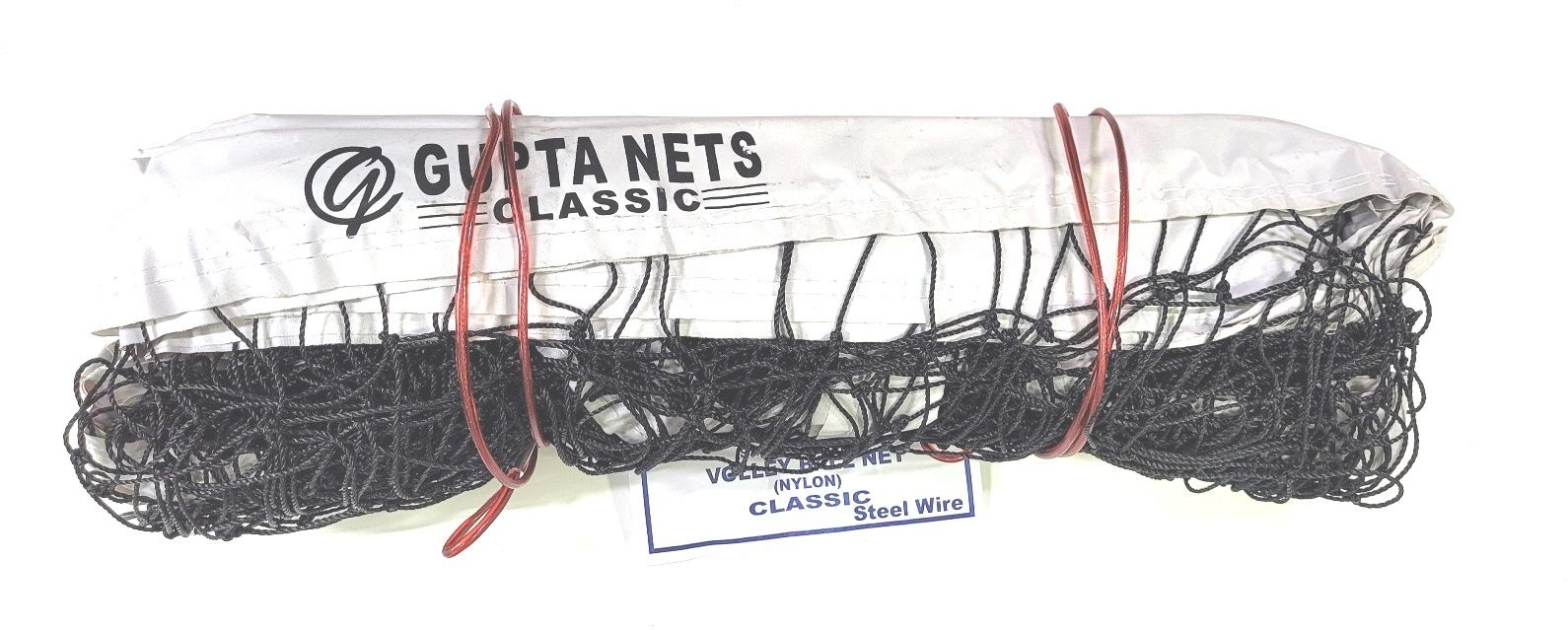 Classic -4 side Tape- With Steel Wire Volleyball Net-image-39