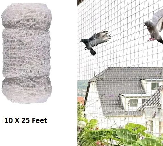 Anti Bird Net for Balcony | Kabutar Jali Pigeon Net for Balcony, 10X25 feet Camping Net-image-49