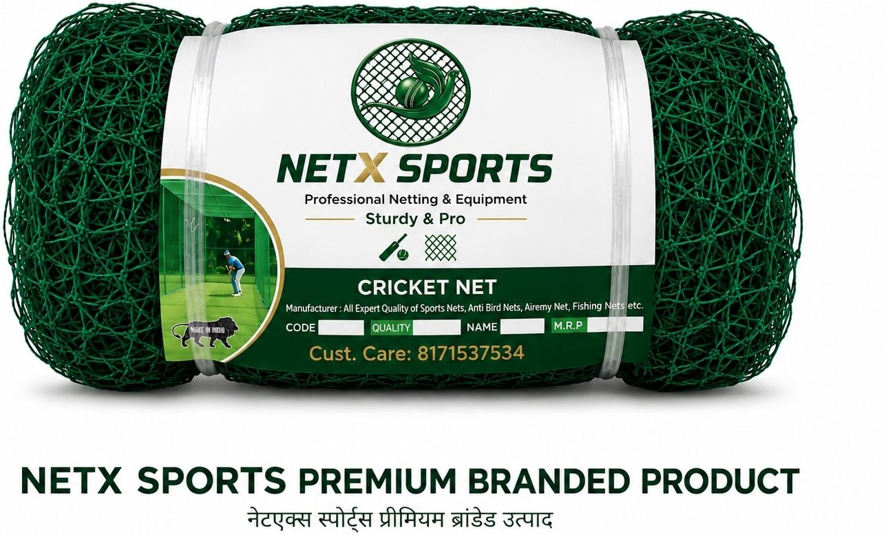 netx sports Pro-Series 50x10 Ft Heavy Duty Cricke Cricket Net-picture-15
