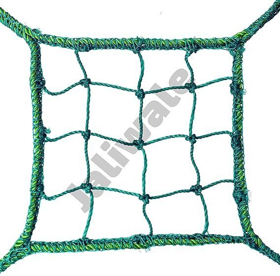 Coconut Safety Net Fall Protection Net Green 10x10 ft Heavy Duty Camping Net-image-8