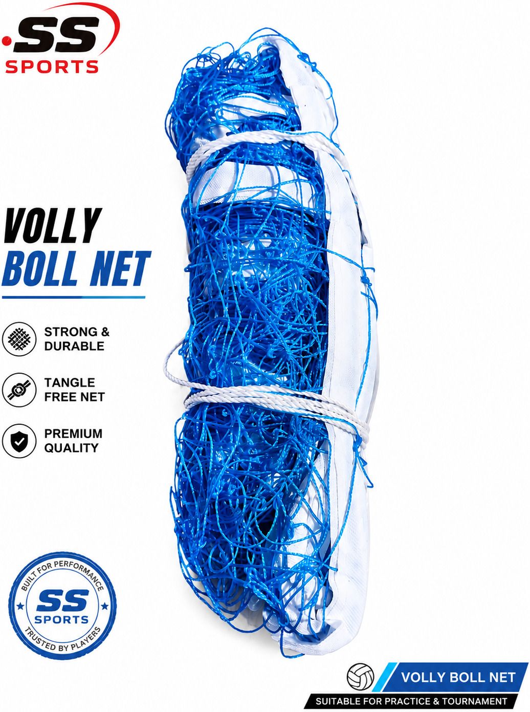Volleyball net blue Volleyball Net-image-12