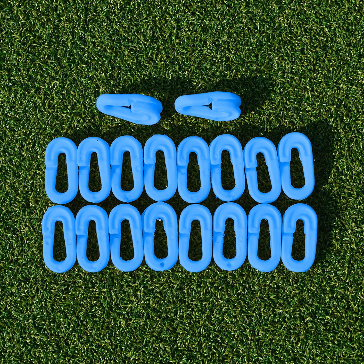 Soccer Goal Net Clips, Pack of 80 Pcs Soccer Goal Accessory (Blue) Locking Carabiner-image-34