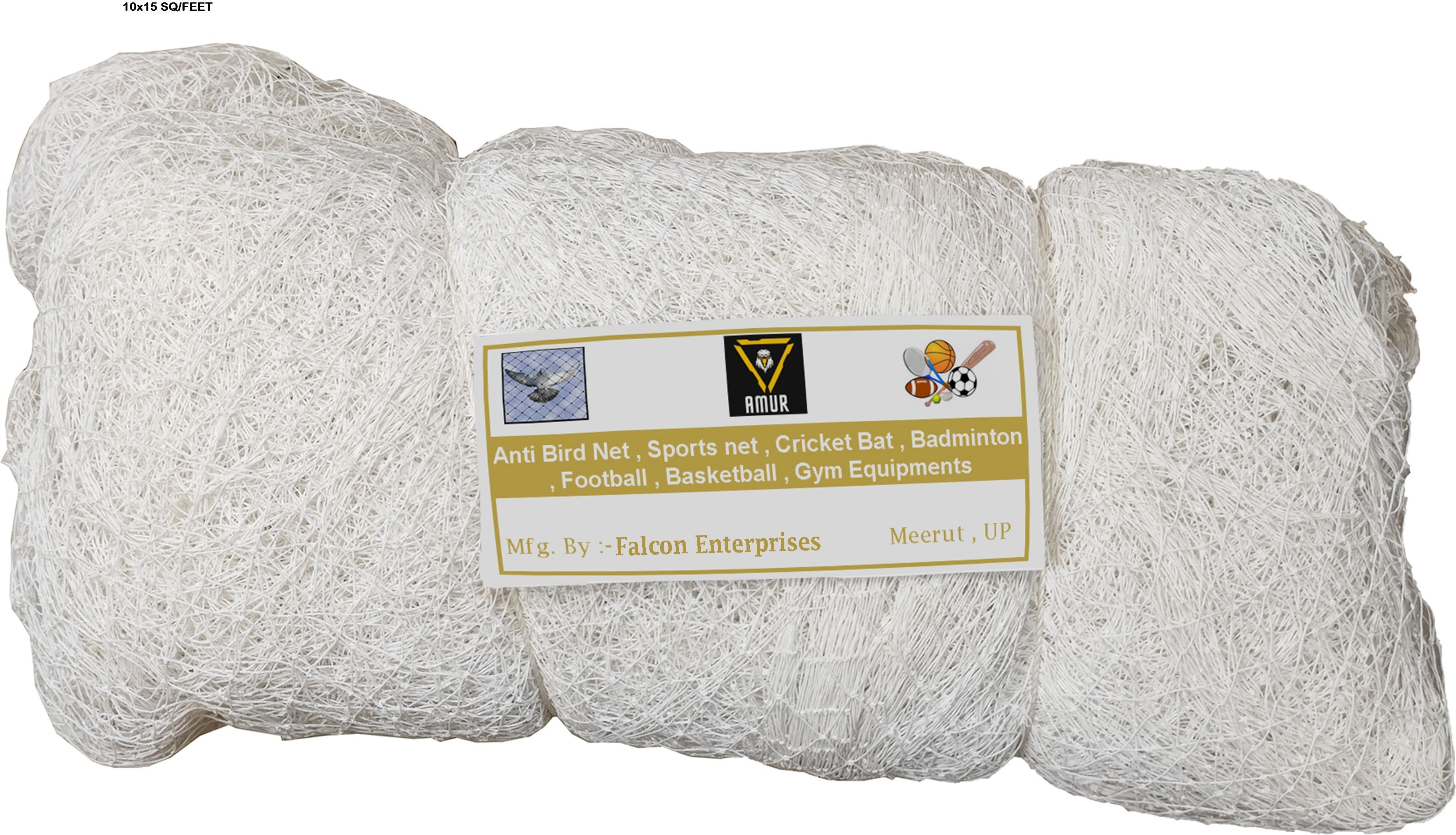 Anti Bird Net 10 Ft. x 15 Ft. ( 150 SQFt) HDPE Nylon Net For Balcony Hiking Net-image-20