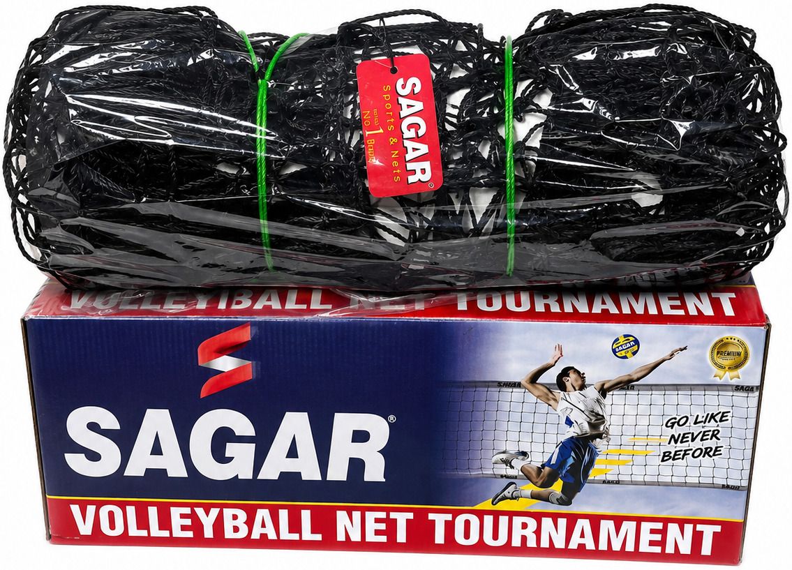 TOURNAMENT -OFFICIAL COMPETITION NET- WITH METAL WIRE ROPE Volleyball Net-image-13