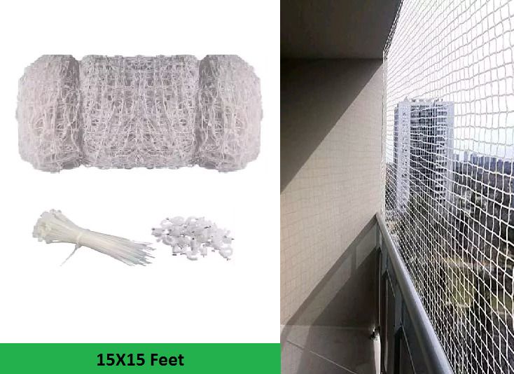 Anti Bird Net for Balcony | Kabutar Jali Pigeon Net for Balcony, 15X15 feet Camping Net-image-34