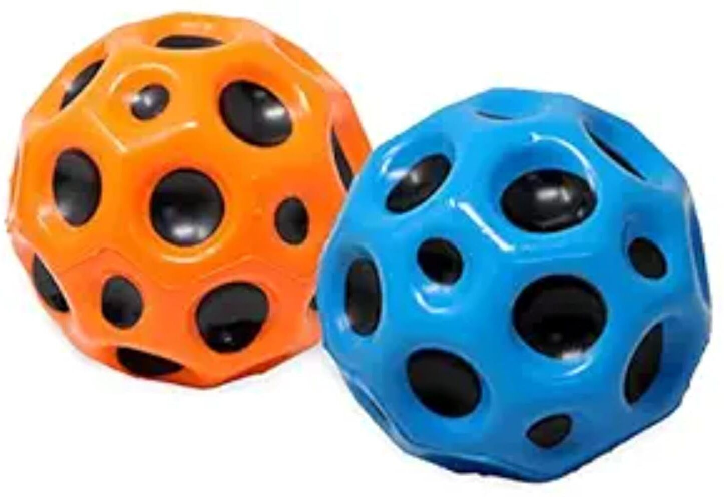 Super Bouncing Moon Crater Texture Ball Bounce Ball Set of 2 Netball Hoop