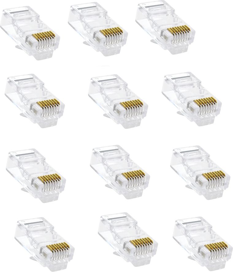 TOOLBUX RJ45 Plug Connector CAT5 Network LAN Crimp 10 PC Network Interface Card-image-38