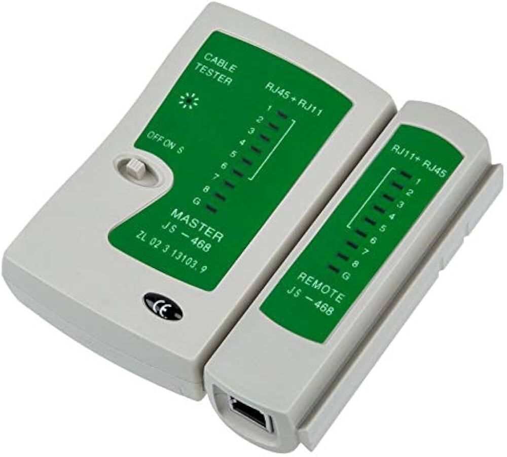 DSJ LAN Tester | Network Cable Tester for RJ45, RJ11 ( Battery not included) Network Interface Card