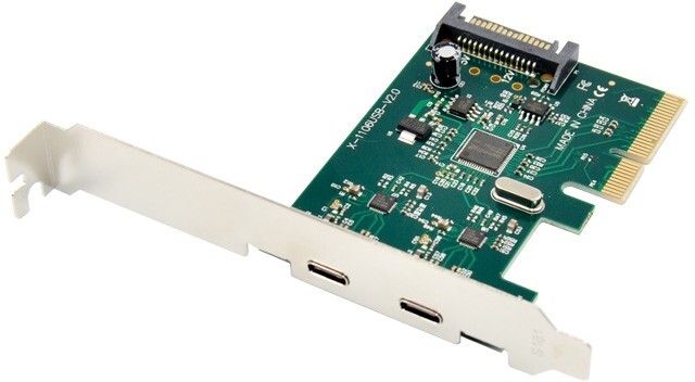 BOXNUBE 2 Port USB-C USB 3.1 Gen2 10Gbps Internal Expansion PCI Express Card Network Interface Card-image-41