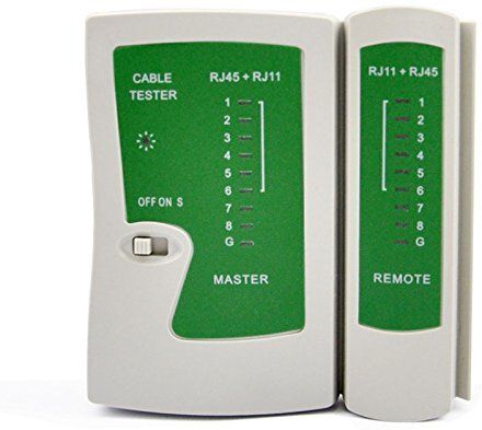 wnd RJ45 RJ11 Cat5 Cat6 LAN Cable Tester Handheld Network Cable Tester Network Interface Card