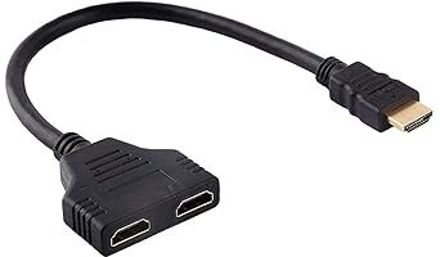 RuhZa HDMI Cable Splitter 1 to 2 Way 1080P HDMI Male to Dual HDMI Female 1 to 2 Way Splitter Adapter Cable Blade Server-picture-29