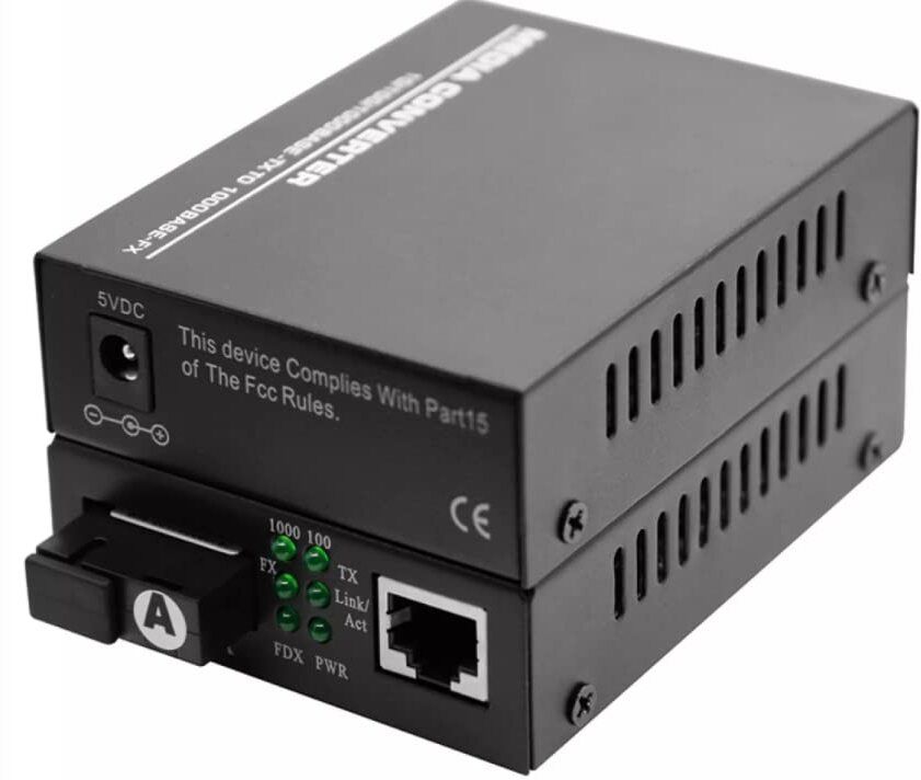 HANUTECH 10/100 Ethernet to Fiber Media Converter 100Base-FX SMF 20km (Pair) 1 Ports 100 Mbps Unmanaged Network Switch-image-13